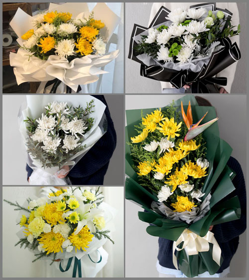 云南丽江玉龙县奉科乡白事花束代送
